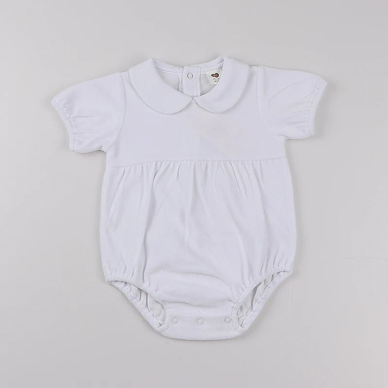 Baby clothes overalls baby bodysuit short sleeves baby boys and girls clothes children clothing jumpsuit velour suit for girls