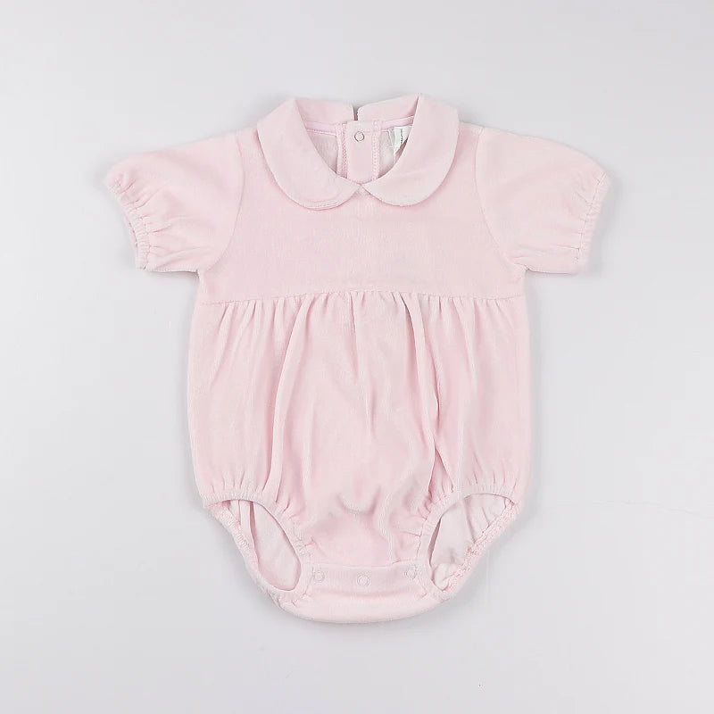 Baby clothes overalls baby bodysuit short sleeves baby boys and girls clothes children clothing jumpsuit velour suit for girls