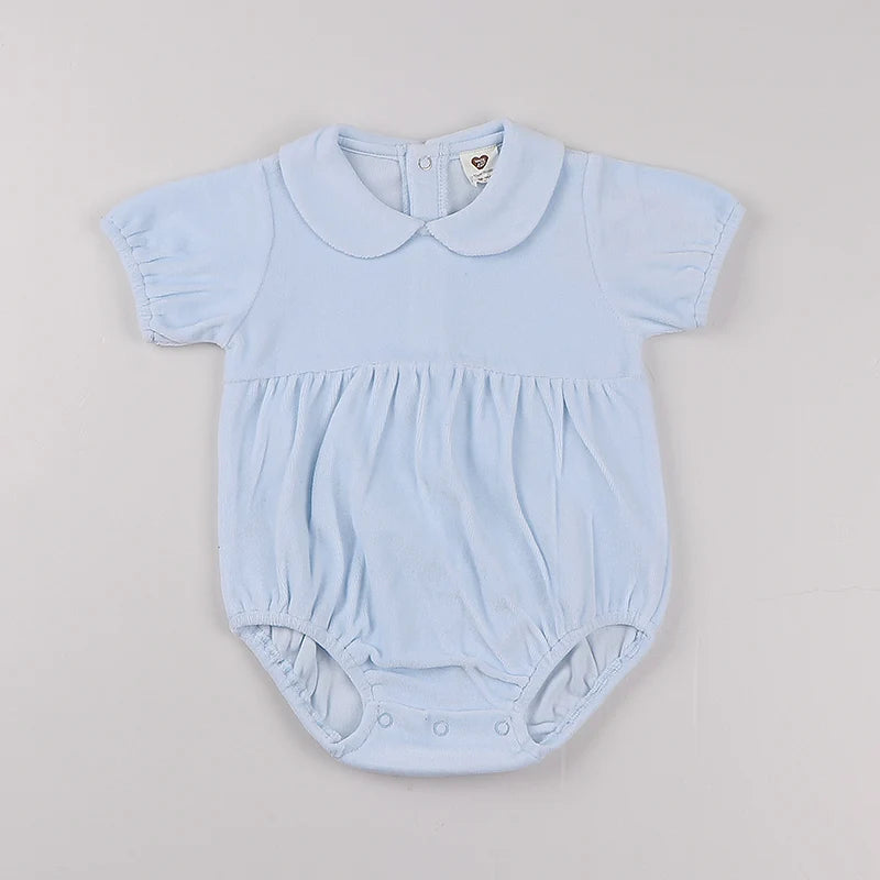 Baby clothes overalls baby bodysuit short sleeves baby boys and girls clothes children clothing jumpsuit velour suit for girls