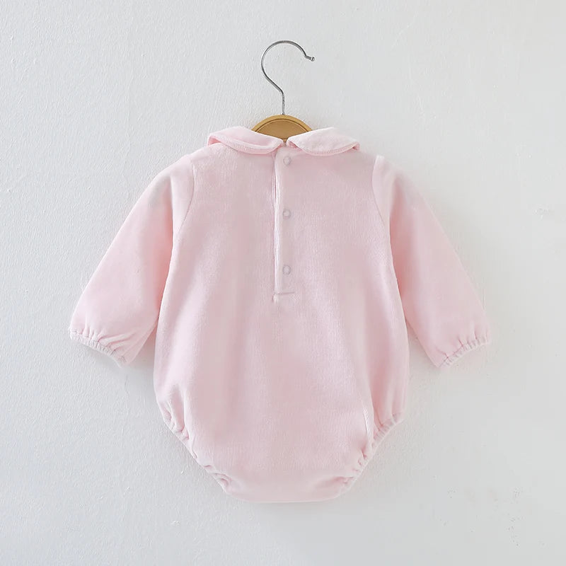 Baby clothes overalls baby bodysuit short sleeves baby boys and girls clothes children clothing jumpsuit velour suit for girls