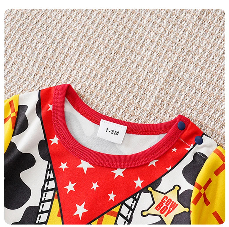 0-24 months newborns Baby Clothes One-Piece Cartoon Anime Long sleeves Trousers Banquet Spring Autumn Fashion neonatal clothing