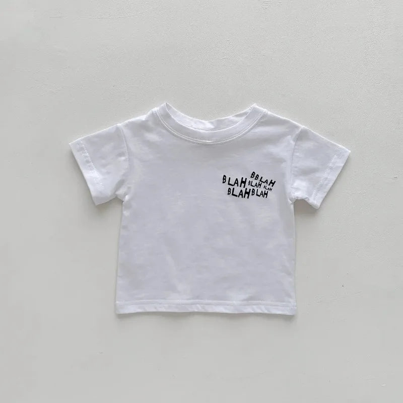 2024 Summer Baby Clothing Set Toddler Girls Clothes Suit Infant Tee and Denim Overall  Boys Outfit