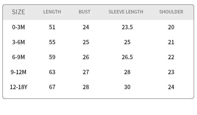 0-24 months newborns Baby Clothes One-Piece Cartoon Anime Long sleeves Trousers Banquet Spring Autumn Fashion neonatal clothing