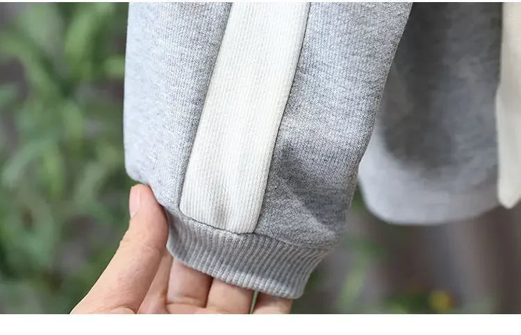 Children's Clothing Sets Bowknot Baby Girl Clothes Kids Boutique Clothes Pocket Hoodie + Pants Outfit Set for 1 To 6 Years