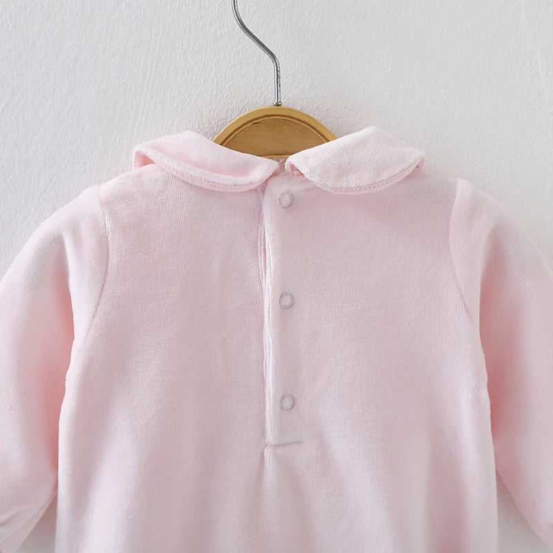 Baby clothes overalls baby bodysuit short sleeves baby boys and girls clothes children clothing jumpsuit velour suit for girls