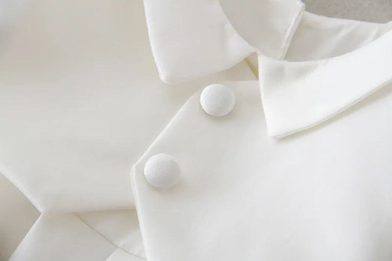 0-2 Years Baby Boys Christening Clothes Infant Toddler White Birthday Outfits with Hat 2pcs Baptism Clothing Set
