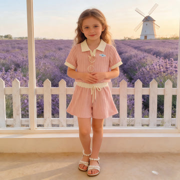 Baby Clothes Set Kids Girls Cute Sweet Casual Short Sleeve Top With Shorts Outfit Summer Fashion Children 's Clothing Sportswear