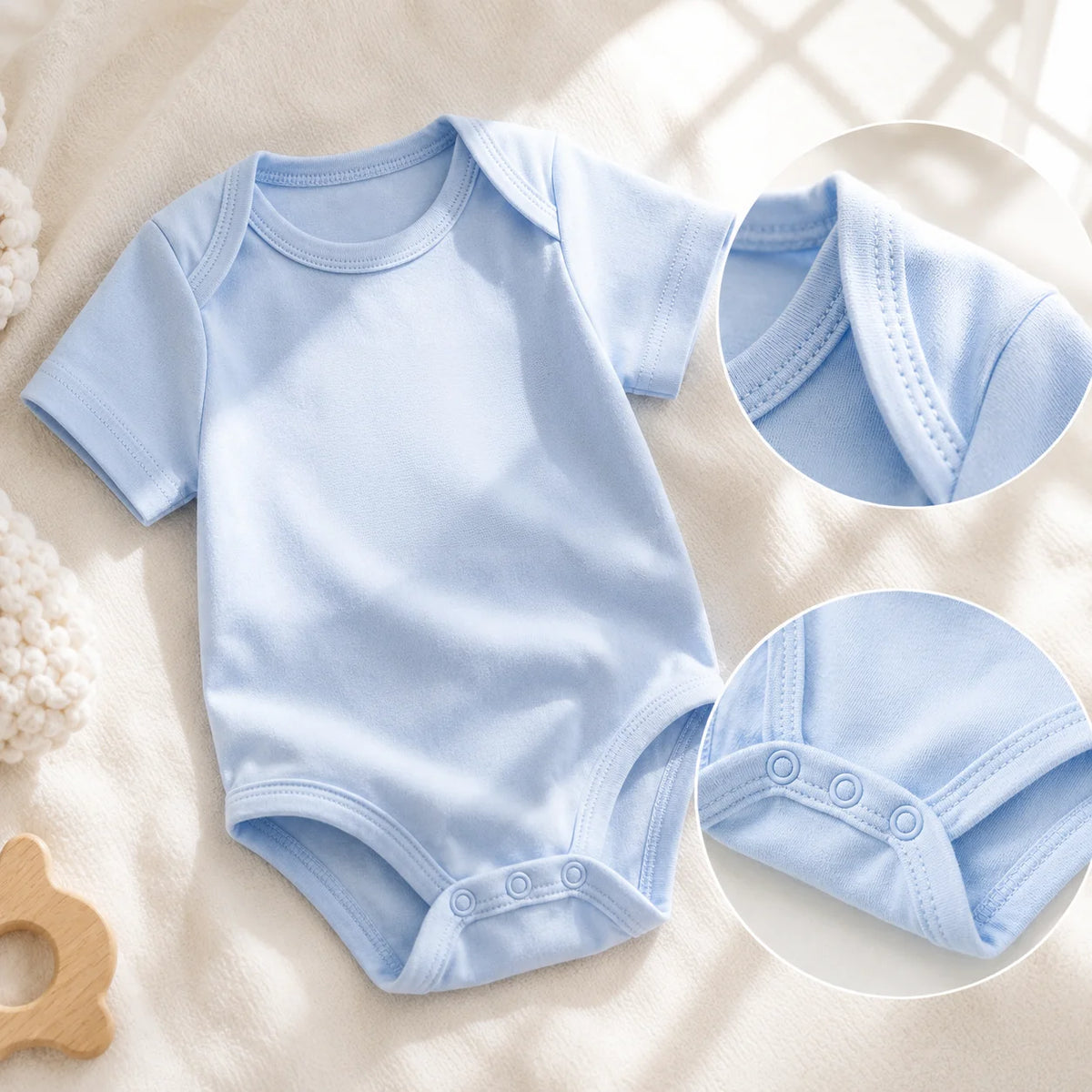Newborn Baby Boy Clothes 6Pcs Set Infant Bodysuits Romper Pants Bib Hat Soft Baby Clothing Outfit Newborn Essentials 0-12M