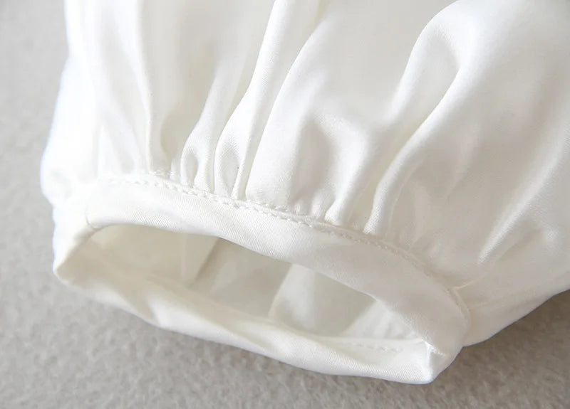 0-2 Years Baby Boys Christening Clothes Infant Toddler White Birthday Outfits with Hat 2pcs Baptism Clothing Set